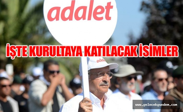 Adalet Kurultay'ı programı netleşti