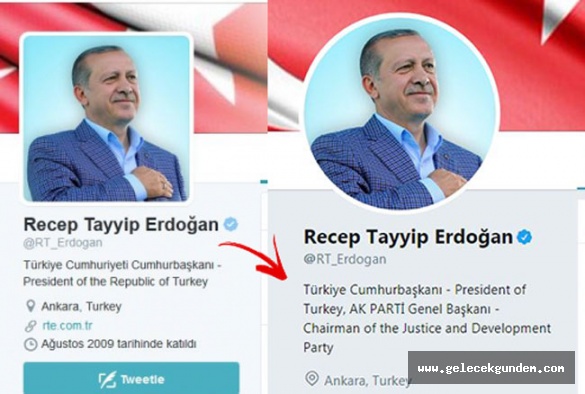 Cumhurbaşkanı'nın sosyal medya hesaplarındaki ‘TC’ gitti