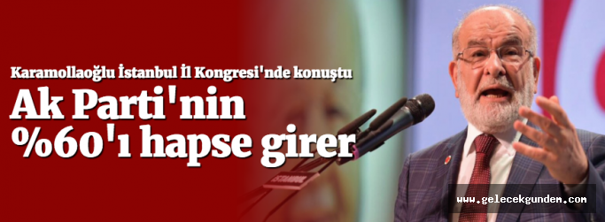 Temel Karamollaoğlu: Ak Parti'nin yüzde 60'ı hapse girer