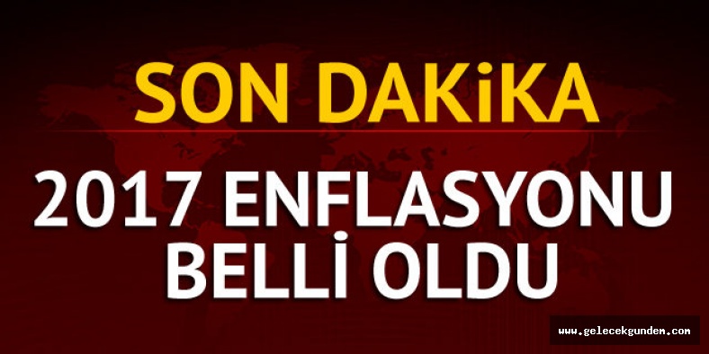 2017 enflasyonu belli oldu