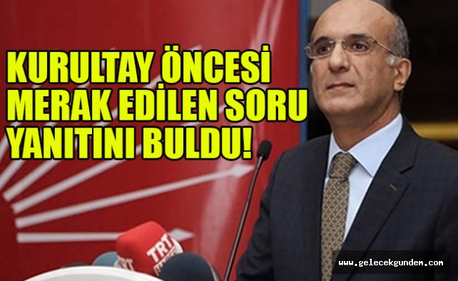 Son dakika: CHP'nin Divan Başkanlığı için önereceği isim belli oldu