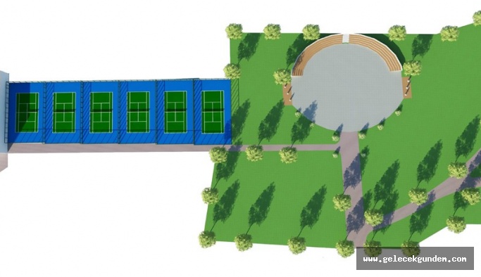 BAŞKAN KERİMOĞLU MÜJDELEDİ: YIKILAN SPOR VAKFI BİNASI ARAZİSİNE  6 TENİS KORTU