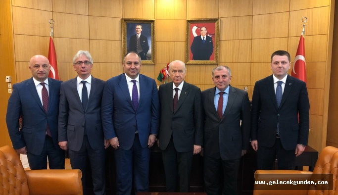 DEVLET BAHÇELİ MAKAMINDA İSTANBUL İL BAŞKANI MEHMET BÜLENT KARATAŞ'I KABUL ETTİ