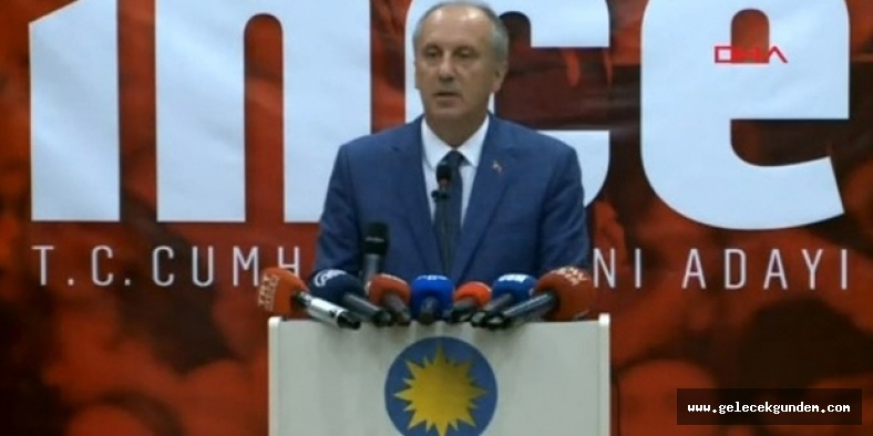 CHP'nin cumhurbaşkanı adayı Muharrem İnce, seçim manifestosunu açıkladı