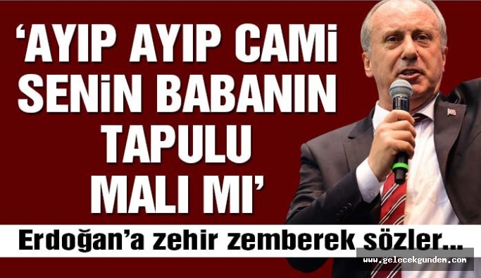 İZMİR'DE YÜZBİNLER, MUHARREM İNCE'Yİ DİNLEDİ