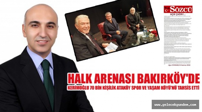 CHP'Lİ BAKIRKÖY BELEDİYE BAŞKANI DR. KERİMOĞLUNDAN BÜYÜK JEST