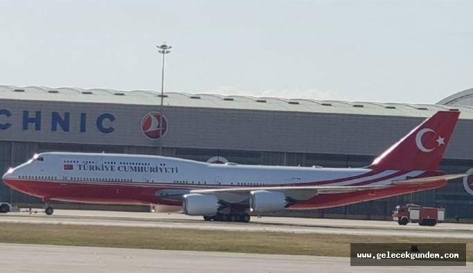 Katar Şeyhi’nin hibe ettiği uçak ilk kez görüntülendi