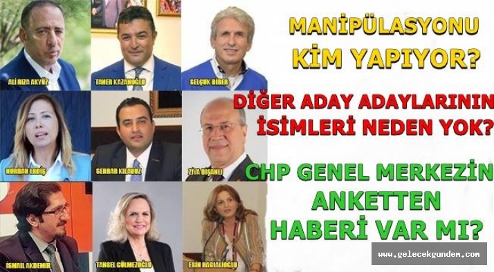 CHP GENEL MERKEZİ'NİN BAKIRKÖY'DEKİ ANKETTEN HABERİ VAR MI ?