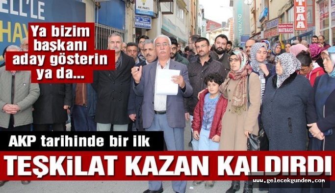 AKP tarihinde bir ilk! İlçe teşkilatı ayaklandı