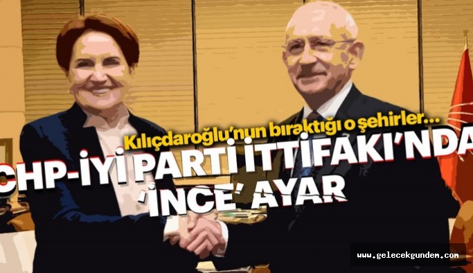 CHP-İyi Parti ittifakında Muharrem İnce detayı.