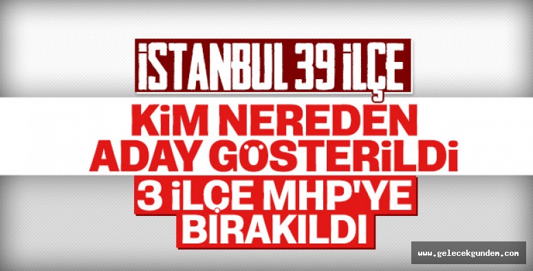 İşte AKP'nin İstanbul ilçe adayları