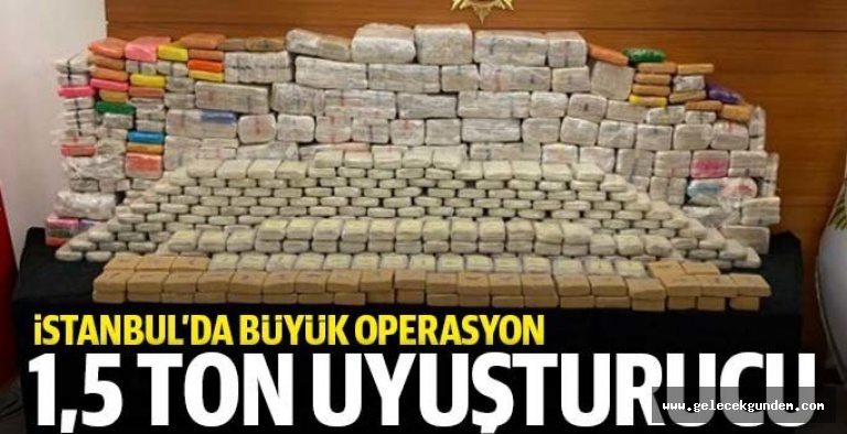 İstanbul'da büyük uyuşturucu operasyonu: 850 kg eroin ele geçirildi
