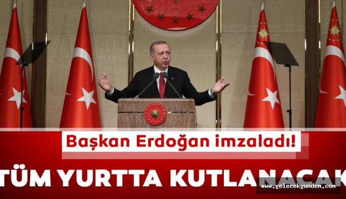 Cumhurbaşkanı Erdoğan'dan '100. Yıl Kutlamaları' genelgesi