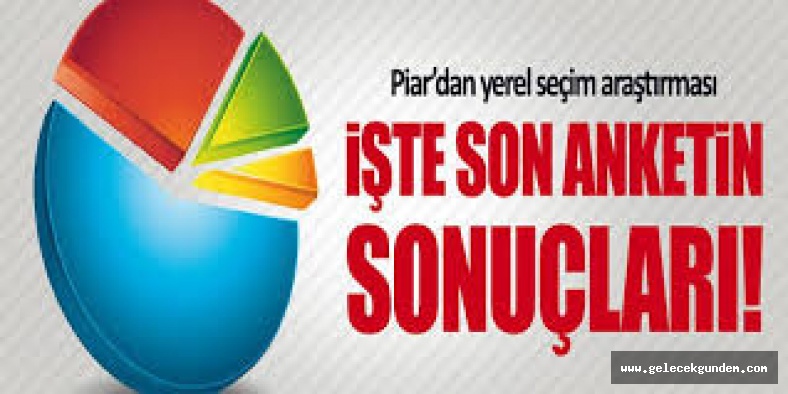 PİAR ANKETİNDEN ŞOK SONUÇLAR ÇIKTI