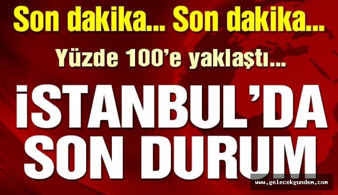 İstanbul seçim sonuçlarında son durum! Açılan sandık yüzde 90 oldu…
