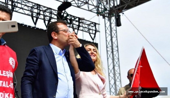 İBB Başkanı Ekrem İmamoğlu 1 Mayıs Mitingi’nde