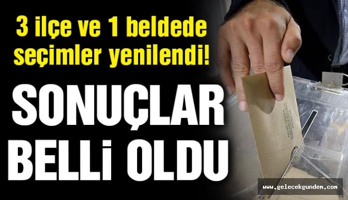 Honaz, Yusufeli ve Keskin ve Kesmetepe’de seçim sonuçları belli oldu!