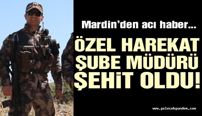 Mardin’den acı haber: Özel harekat şube müdürü şehit oldu