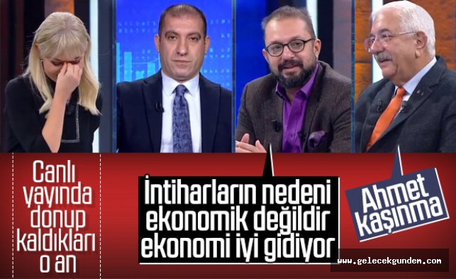 Canlı yayında siyanür intiharlarında AKP'li Ekonomik değildir, çünkü ekonomi iyi!