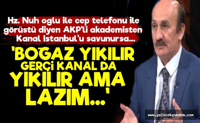 Kanal İstanbul 'da ,AKP'li Akademisyen Kendi Gerekçelerini Çökertti!