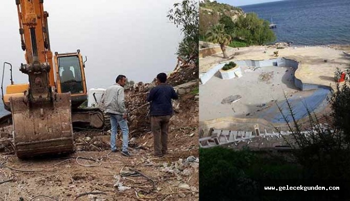 Bodrum'da bakanlık onaylı sahte yıkım oyunu! Organize işler bunlar!