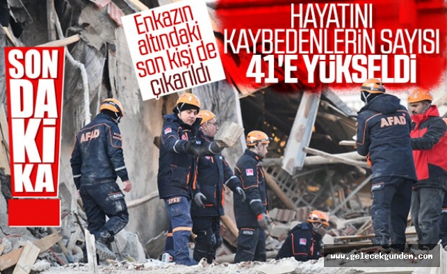 Elazığ'daki deprem sonrası ölü sayısı: 41