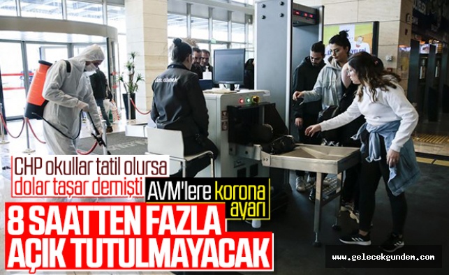 AVM'lerde koronavirüs nedeniyle önlemler alıyor