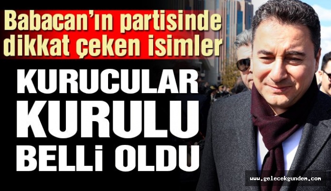 Babacan’ın partisiyle ilgili sıcak gelişme: İsmi ve kurucular kurulu belli oldu