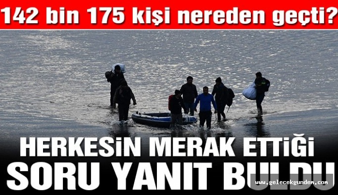 Herkesin aklındaki soru yanıt buldu… 142 bin 175 kişi nereden geçti?