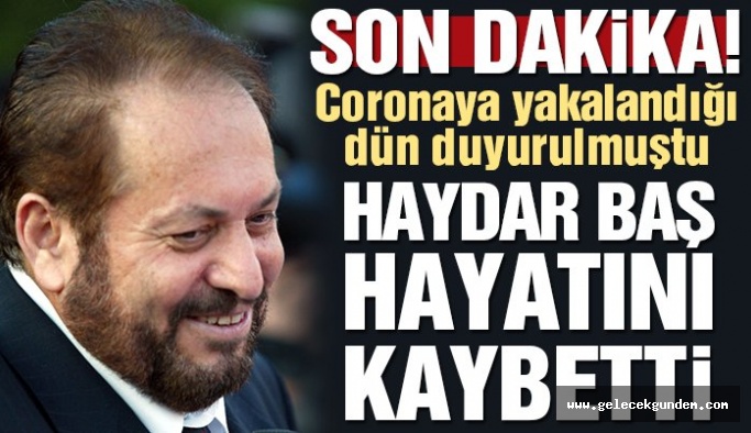 BTP Genel Başkanı Haydar Baş corona virüsünden hayatını kaybetti