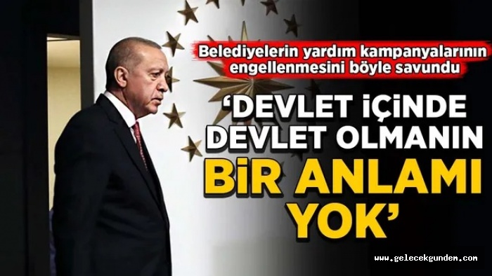 Cumhurbaşkanı Erdoğan: Devlet içinde devlet olmanın bir anlamı yok