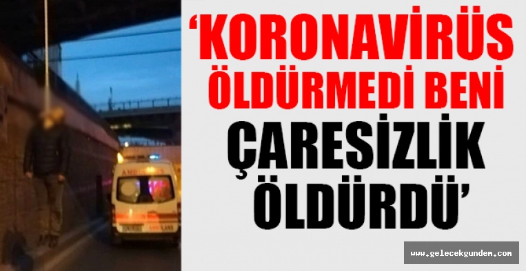 İstanbul'da ekonomik sıkıntı çeken yurttaş kendini üst geçide astı