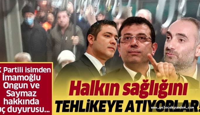 Mücahit Birinci'den Ekrem İmamoğlu, Murat Ongun ve İsmail Saymaz hakkında suç duyurusu.