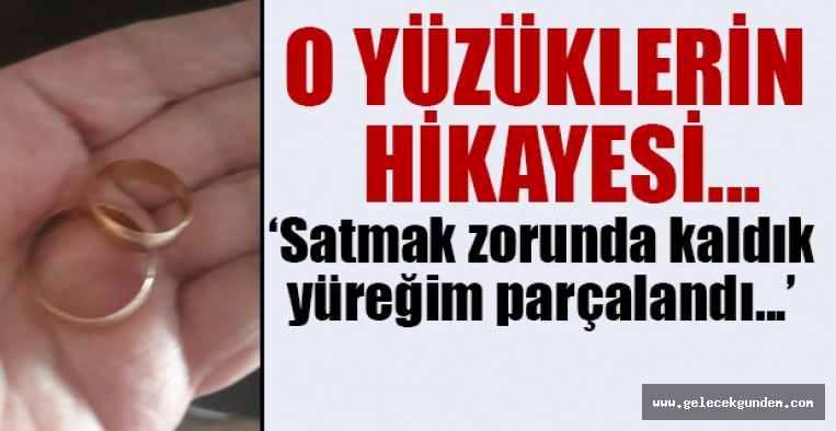 Nerde Bu Devlet ! 30 yıldır parmaklarında olan evlilik yüzüklerini sattılar!