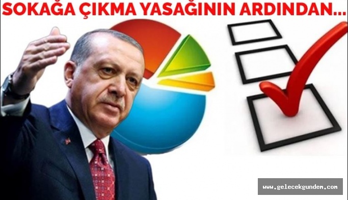 Sokağa çıkma yasağının ardından 'bu pazar seçim olsa' anketi: AKP 24 Haziran'dan bu yana ne kadar oy kaybetti?