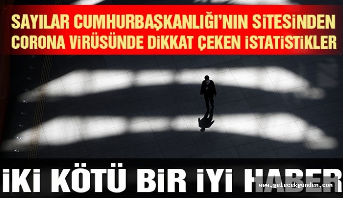 Türkiye’de corona virüsü salgınından iki kötü bir iyi haber