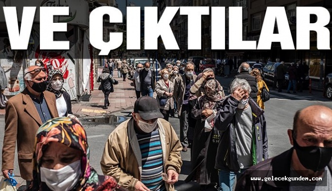 65 yaş ve üzeri vatandaşlar günler sonra sokağa çıktı