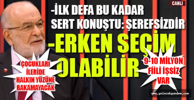 'BU İKTİDAR; YOLSUZLUK, RÜŞVET VE İSRAFLA ANILIR HALE GELDİ'