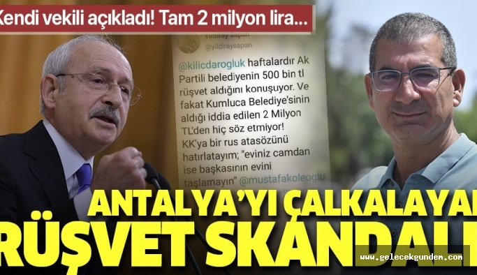 CHP'li Kumluca Belediyesi'ne rüşvet suçlaması!