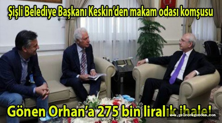 CHP'Lİ ŞİŞLİ BELEDİYESİNDE ORGANİZE İŞLER ! BAŞKAN DANIŞMANI'NA İHALE...