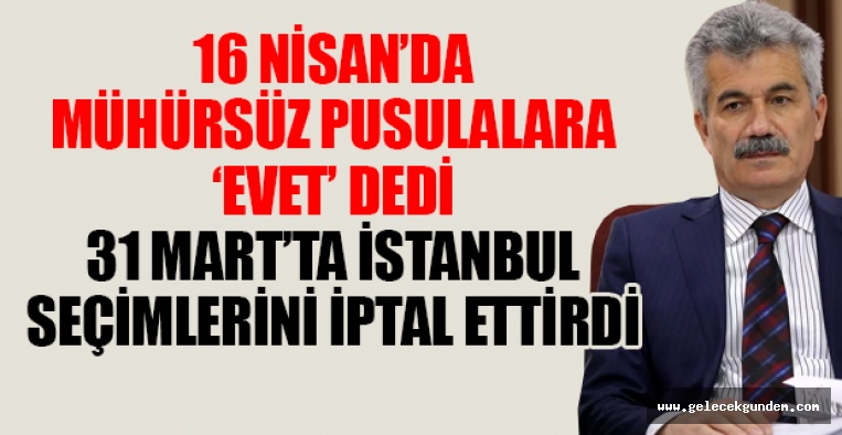 Yeni Danıştay Başkanı Zeki Yiğit'in sicili: KHK’lıların oy kullanmaması gerek