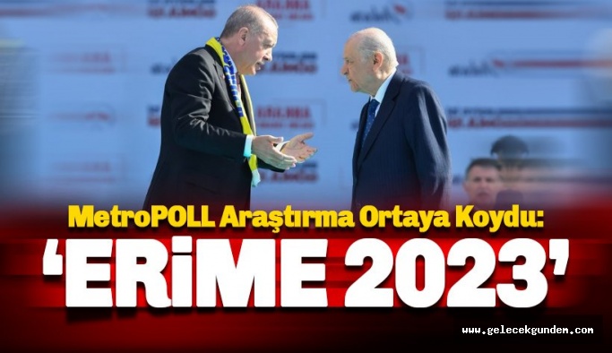 AKP'de erime sürüyor, kararsızlar MHP'nin oylarını geçti