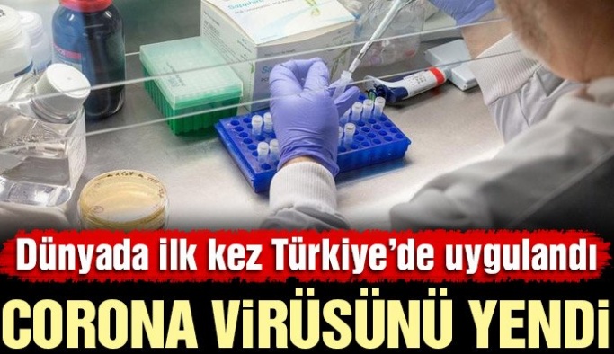 Dünya Tarihinde ilk! Türk doktorlardan corona virüsüne karşı büyük başarı!