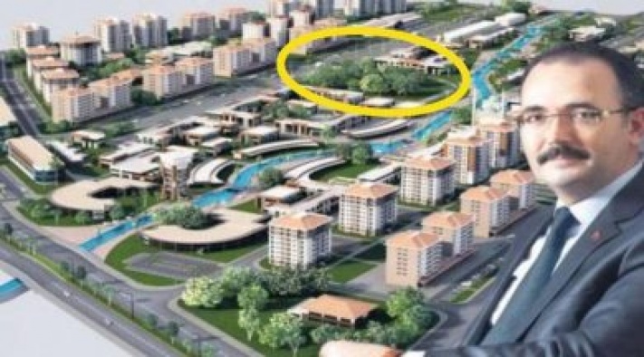 AK Parti Klasiği ! Yeşil alanı uçurup yerine otel kondurdular