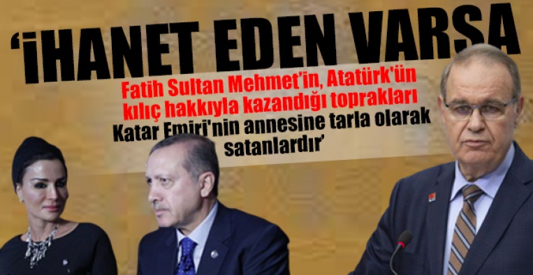 CHP'li Öztrak:''Bu ülkede cumhurbaşkanı makamında oturup Atatürk'e hakaret eden tek kişi sizsiniz. ''