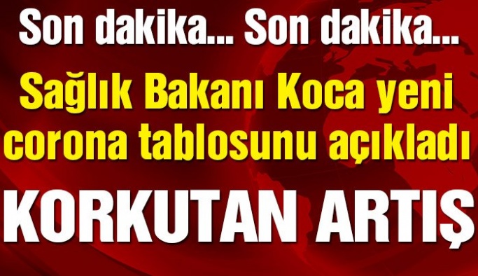 Sağlık Bakanı Koca 4 Ağustos corona virüsü verilerini açıkladı!