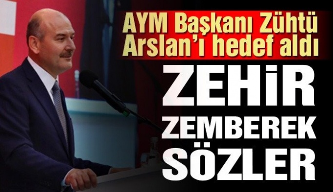Bakan Soylu, AYM Başkanı Arslan’ı hedef aldı: Polis koruması almana gerek yok. Bisikletinle işe git gel!