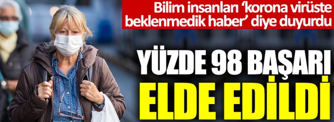 Bilim insanları 'korona virüste beklenmedik haber' diye duyurdu: Yüzde 98 başarı sağlandı. D vitamini başarısı