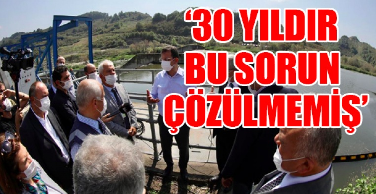 İmamoğlu çatlaklar oluşan Melen Barajı'nı ziyaret etti, DSİ'den bilgi istedi, alamadı, isyan etti
