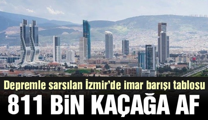 İzmir’de 811 bin kaçak ‘İmar Barışı’yla yasal hale geldi